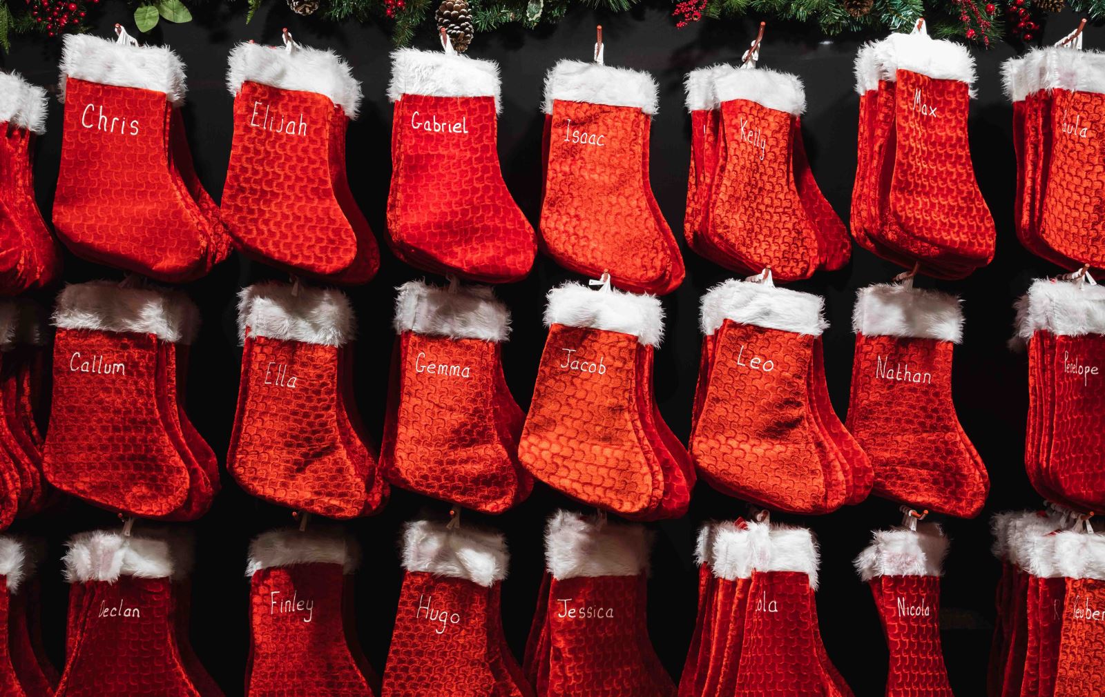 Personalised Stockings at Reading Christmas Market